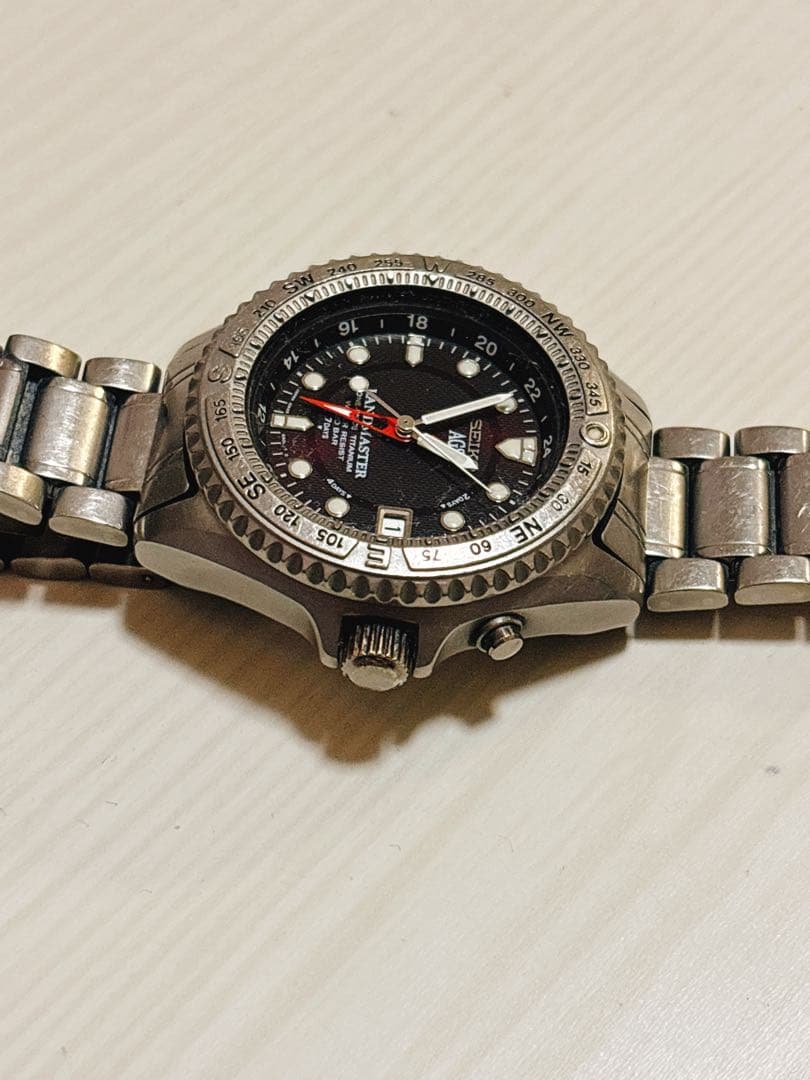 セイコー 5M45-6A00 ランドマスター チタン AGS