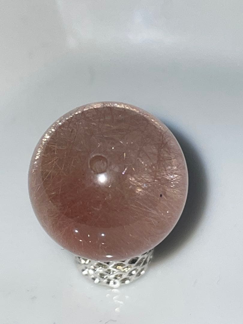 サゲニティッククォーツ　粒　16ミリ