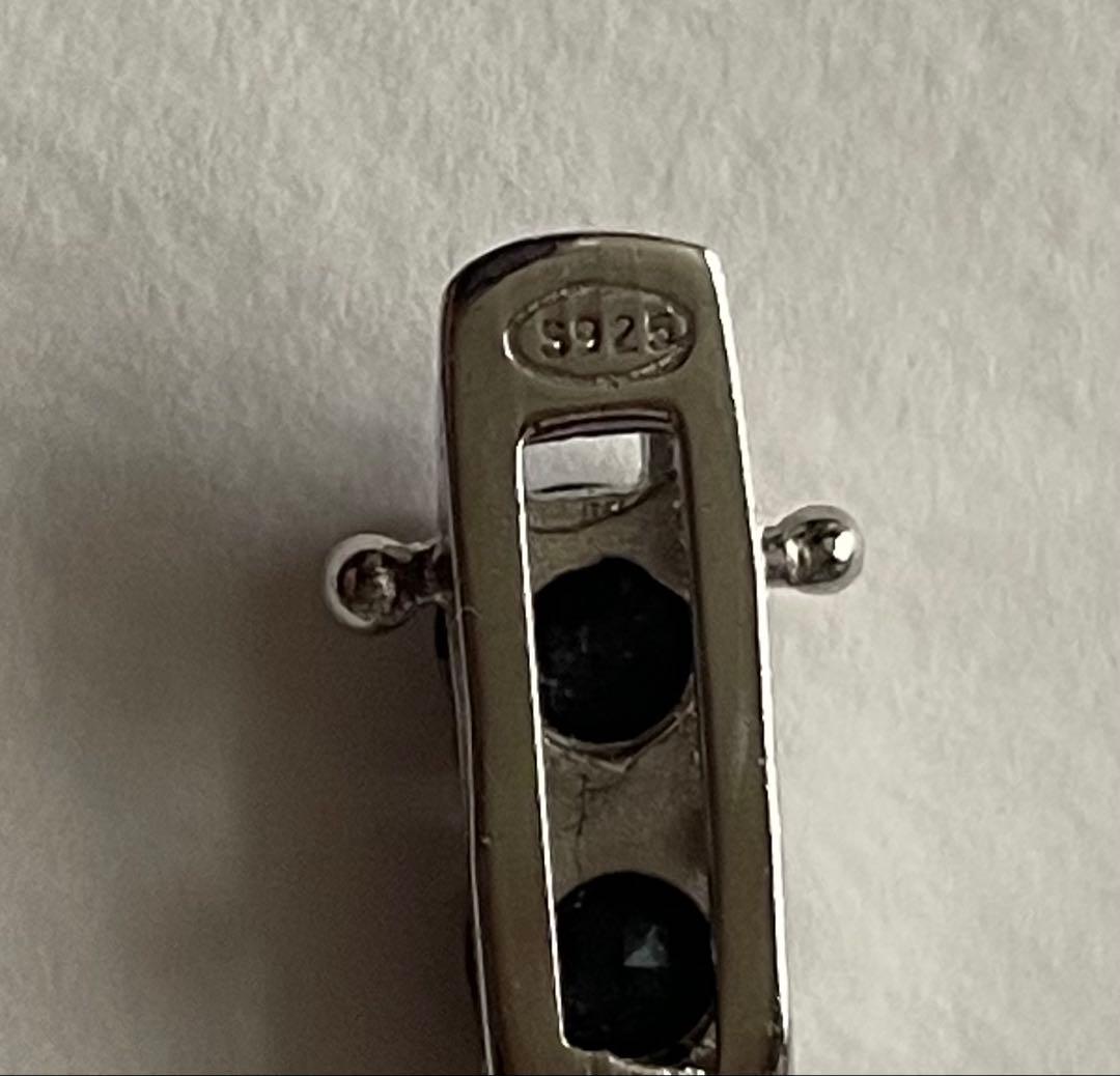 ブラックモアサナイトブレスレット シルバー925