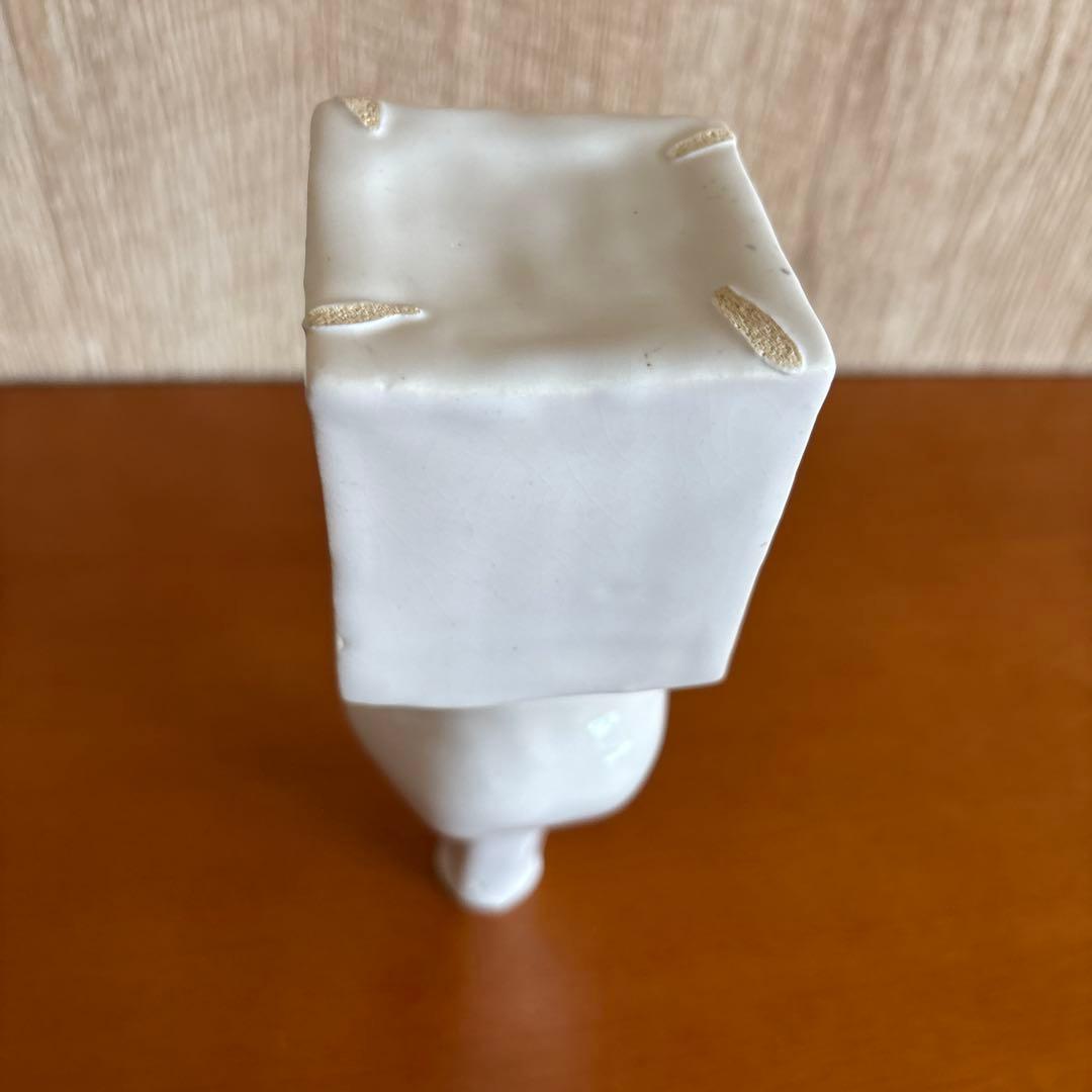 内田鋼一氏作 白釉酒器