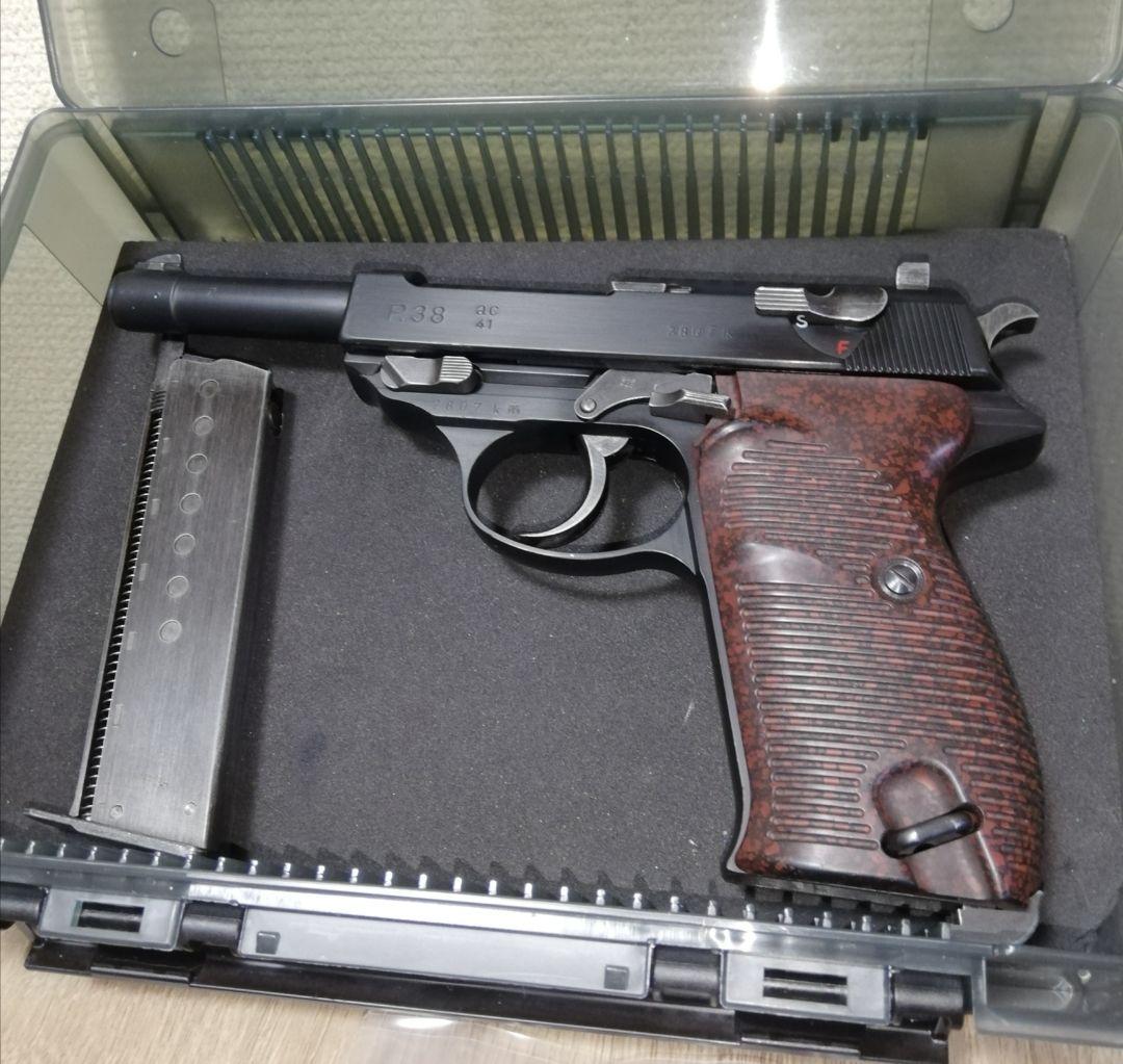 本日終了⭐マルゼン ワルサーP38ガスブロ&新品世田谷グリップ&マガジンセット