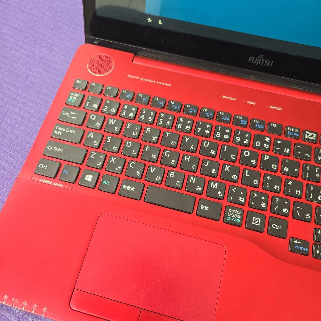 Fujitsu LIFEBOOK AH77/Y レッド ノートPC