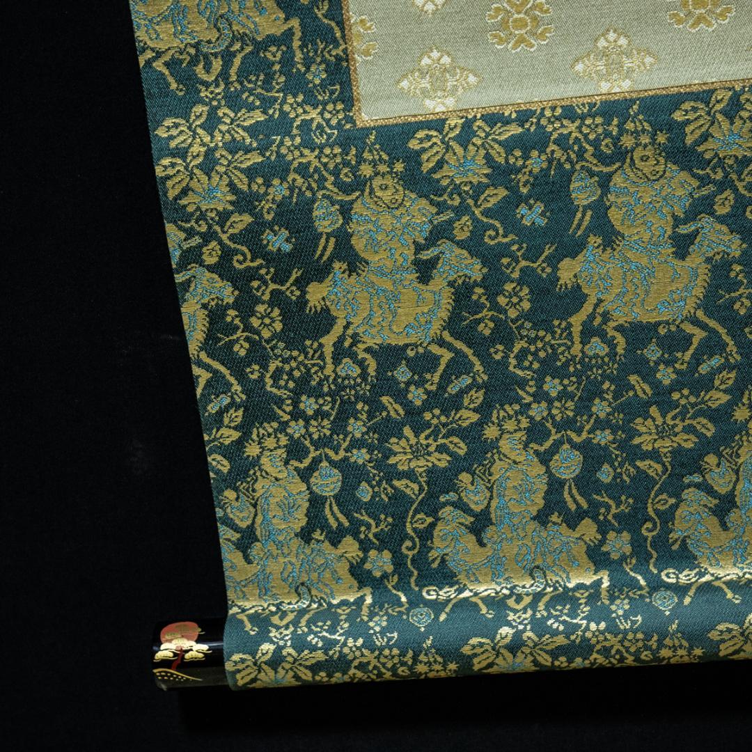 掛軸-1461　国井幸雪　菅公御真影　共箱　二重箱