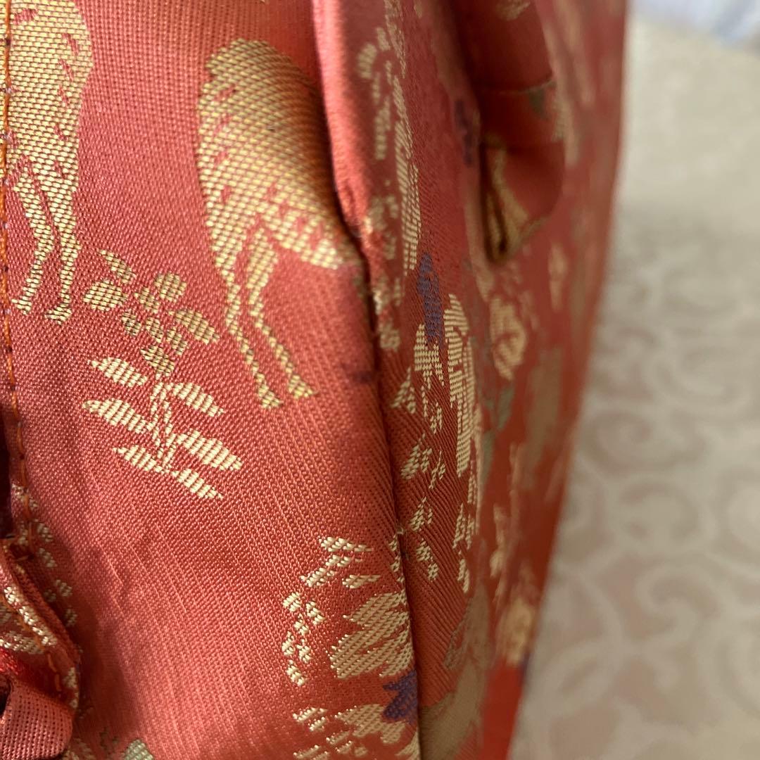 タグ付　新品未使用品【利休バッグ/和装バッグ/お茶席バッグ】　ボストンバッグ