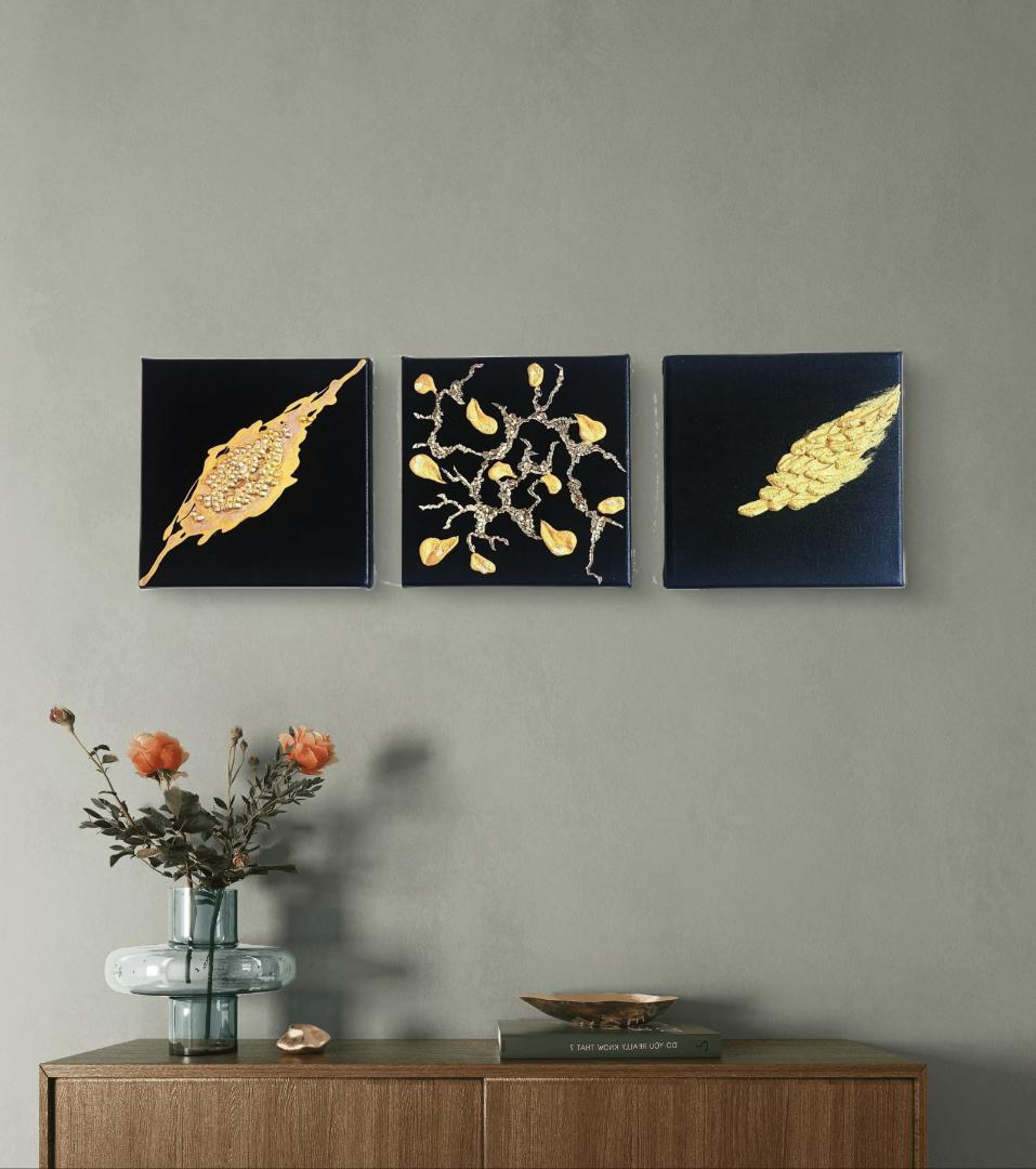 ビッグバンⅢ / テクスチャーアート 18×18㎝ S0 原画1点のみ モダン