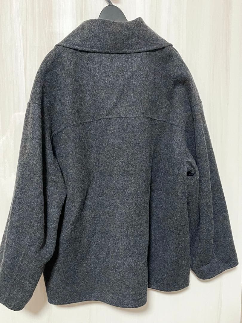 Vivienne Westwood タータンチェックリバーダブルコート　グレー