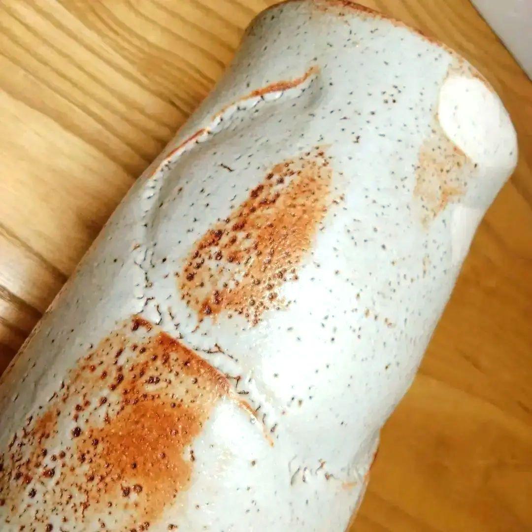 ☆ 人間国宝 加藤卓男 鼠志野花入