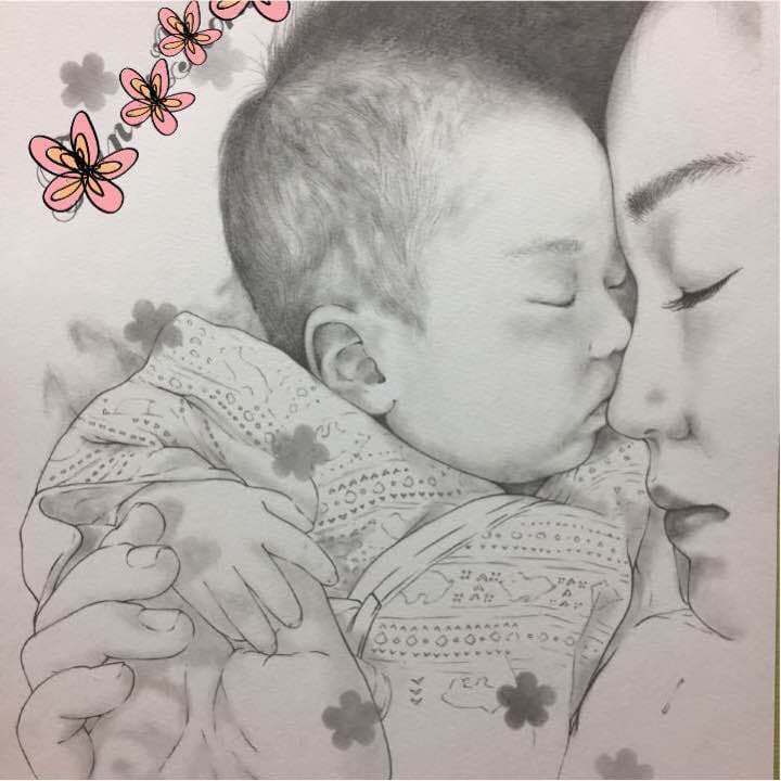 似顔絵イラストオーダー8月のご予約受付7/22 (土)pm 5:00~