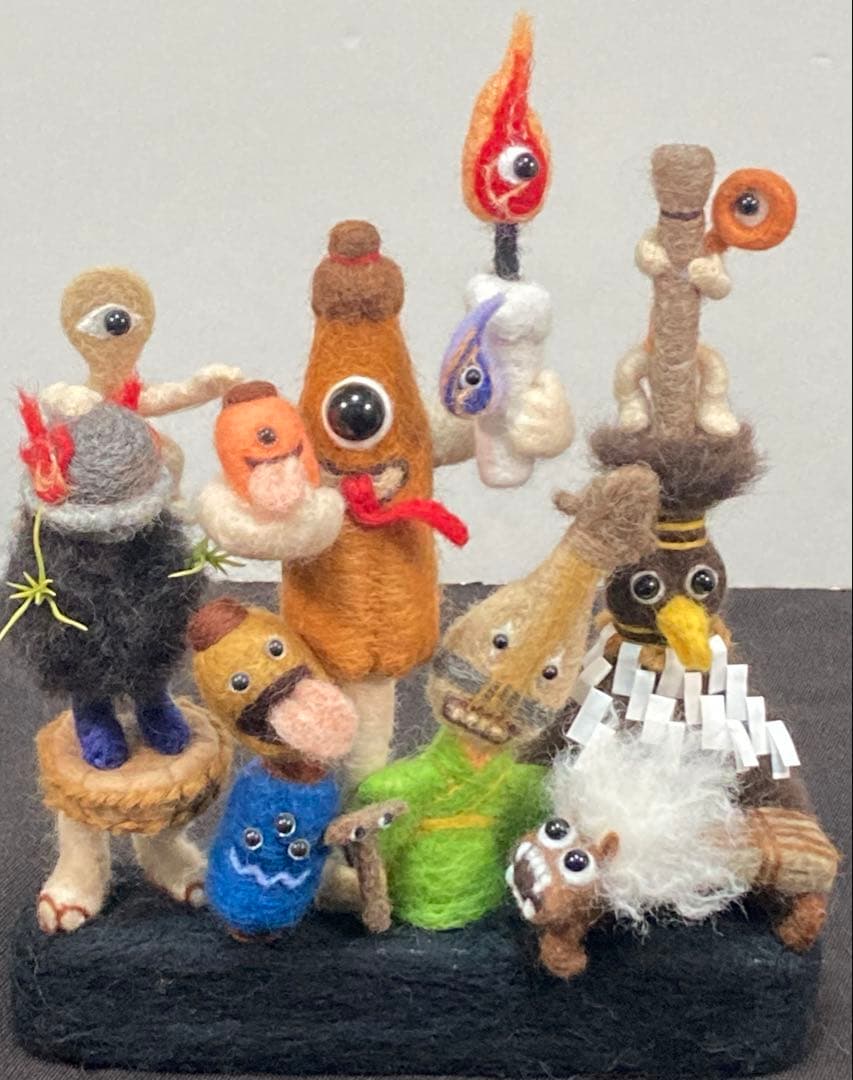 羊毛フェルト　【付喪神】　妖怪　ハンドメイド