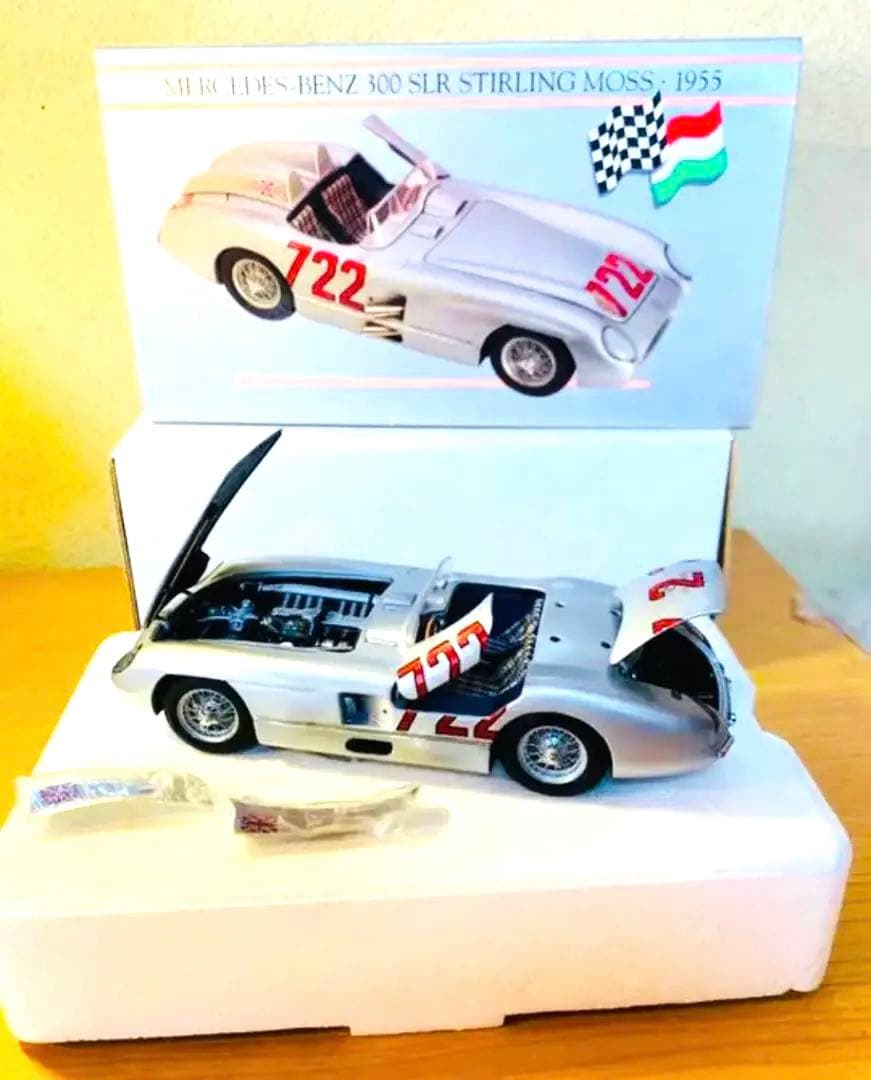 美品★貴重‼️ミニチャンプス 1/24❣️ベンツ300SLR ‼️❣️希少モデル