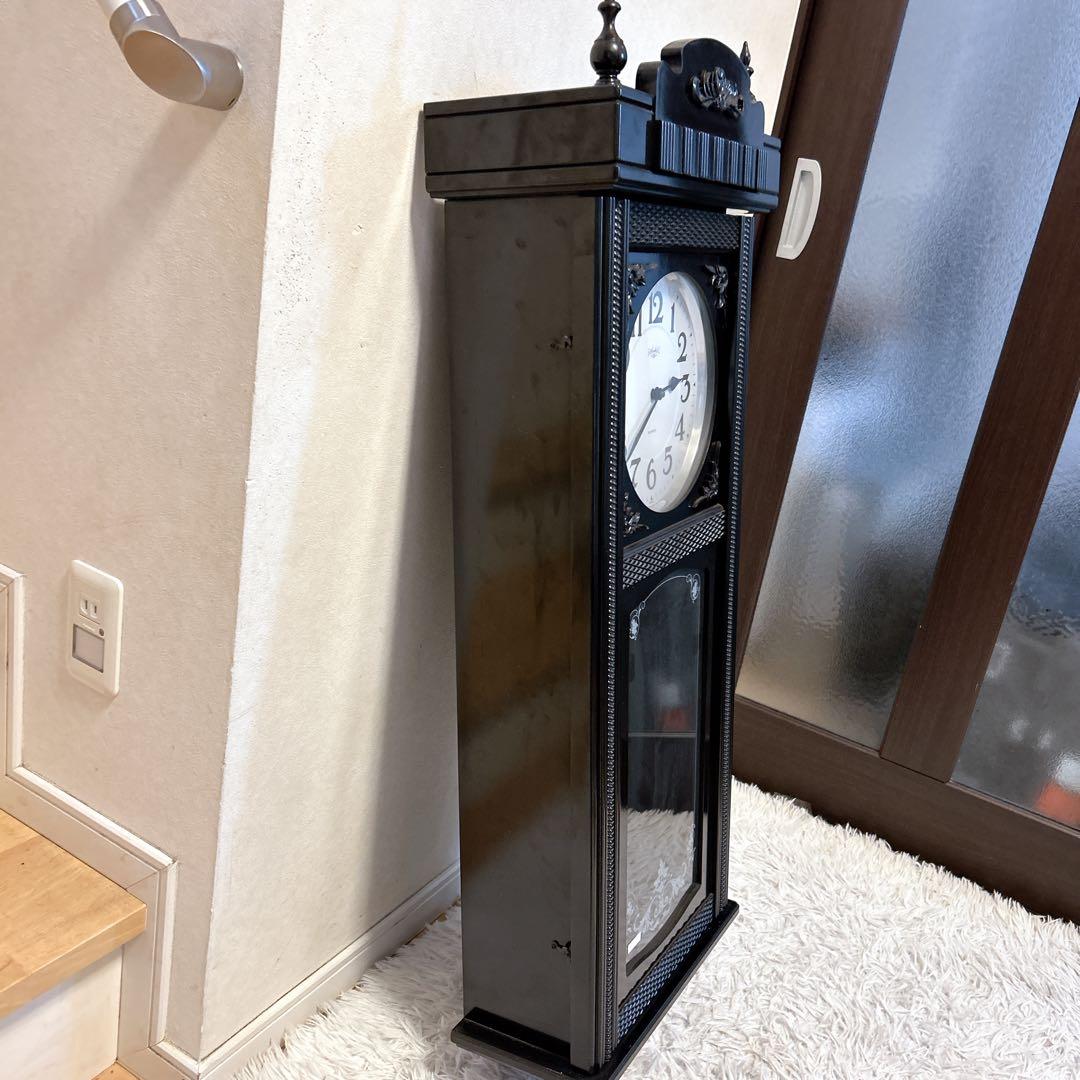 【動作品】愛知時計 振り子時計 日本製 ビンテージ 掛け時計 昭和レトロ