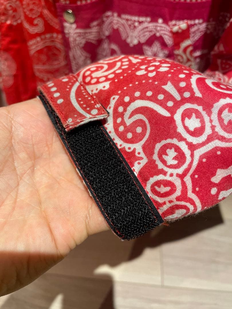 OLDPARK バンダナ柄ジャケット 赤