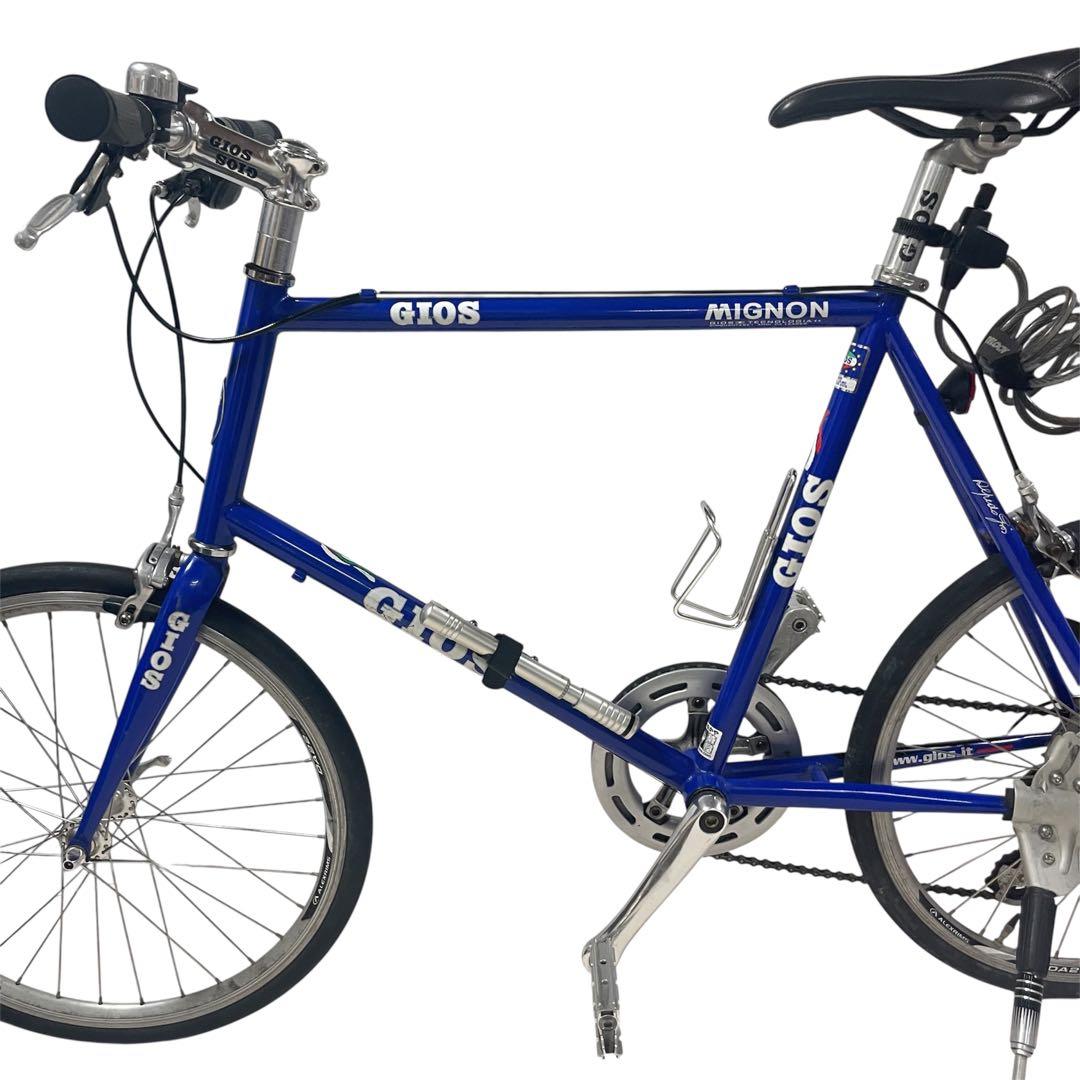 GIOS MIGNON 青 ミニベロ 20インチ 470 ジオス