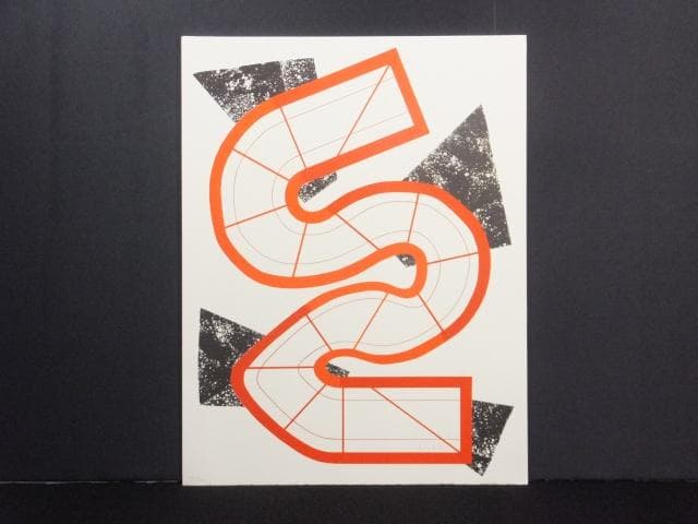 現代美術 菅井汲　直筆サイン『VARIATIONS Ⅳ』リトグラフ 0723ZA