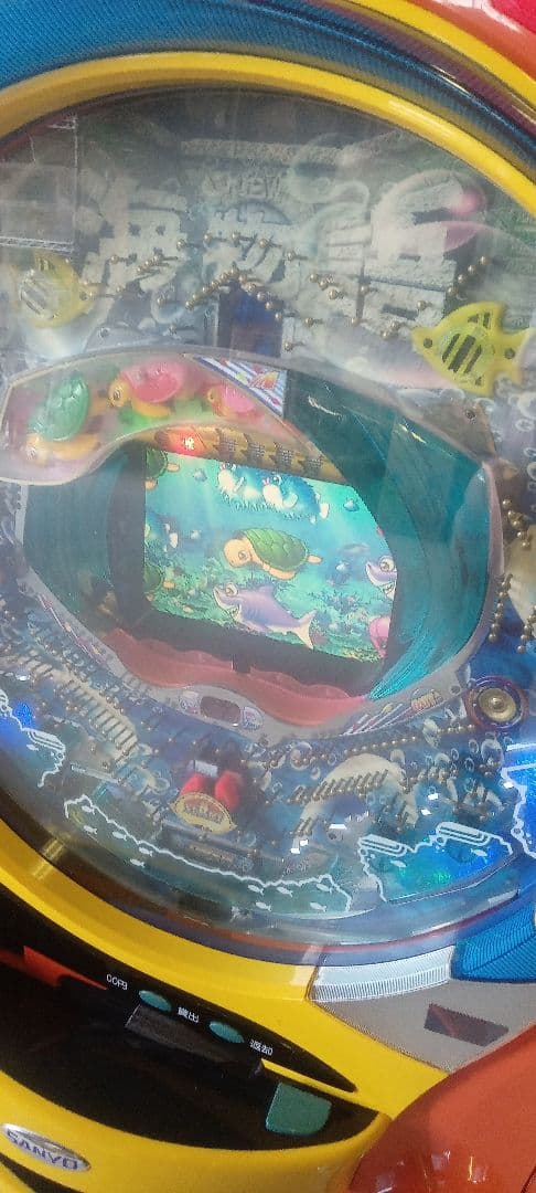 送料込　パチンコ　実機　CR新海物語　M8Z 1/350 玉循環　家庭用電源