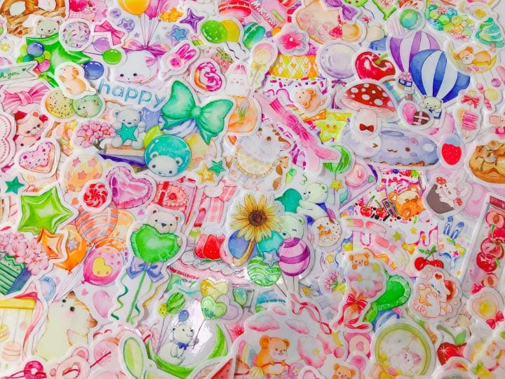 可愛いい❤️❤️フレークシール( ⸝⸝•ᴗ•⸝⸝ )アニマルmixセット♡♡