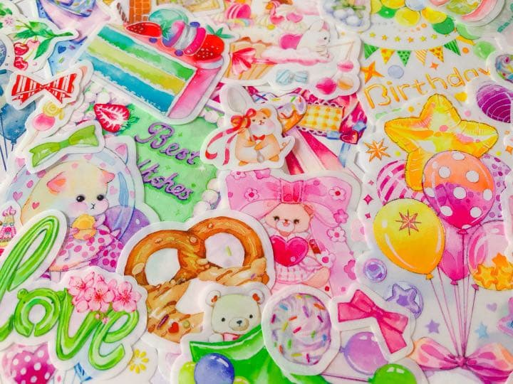 可愛いい❤️❤️フレークシール( ⸝⸝•ᴗ•⸝⸝ )アニマルmixセット♡♡