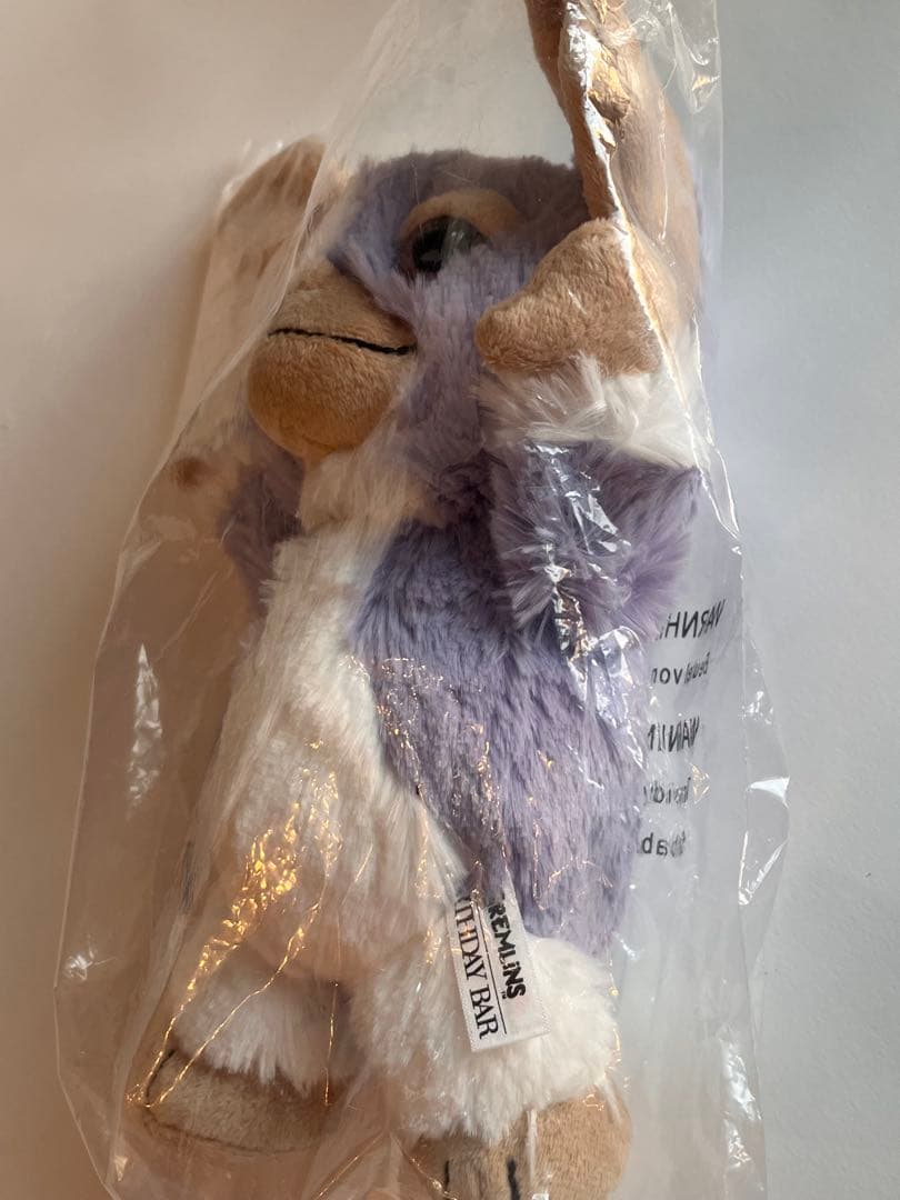 グレムリン　ギズモ　25cm BIRTHDAY BAR ライラックグレー