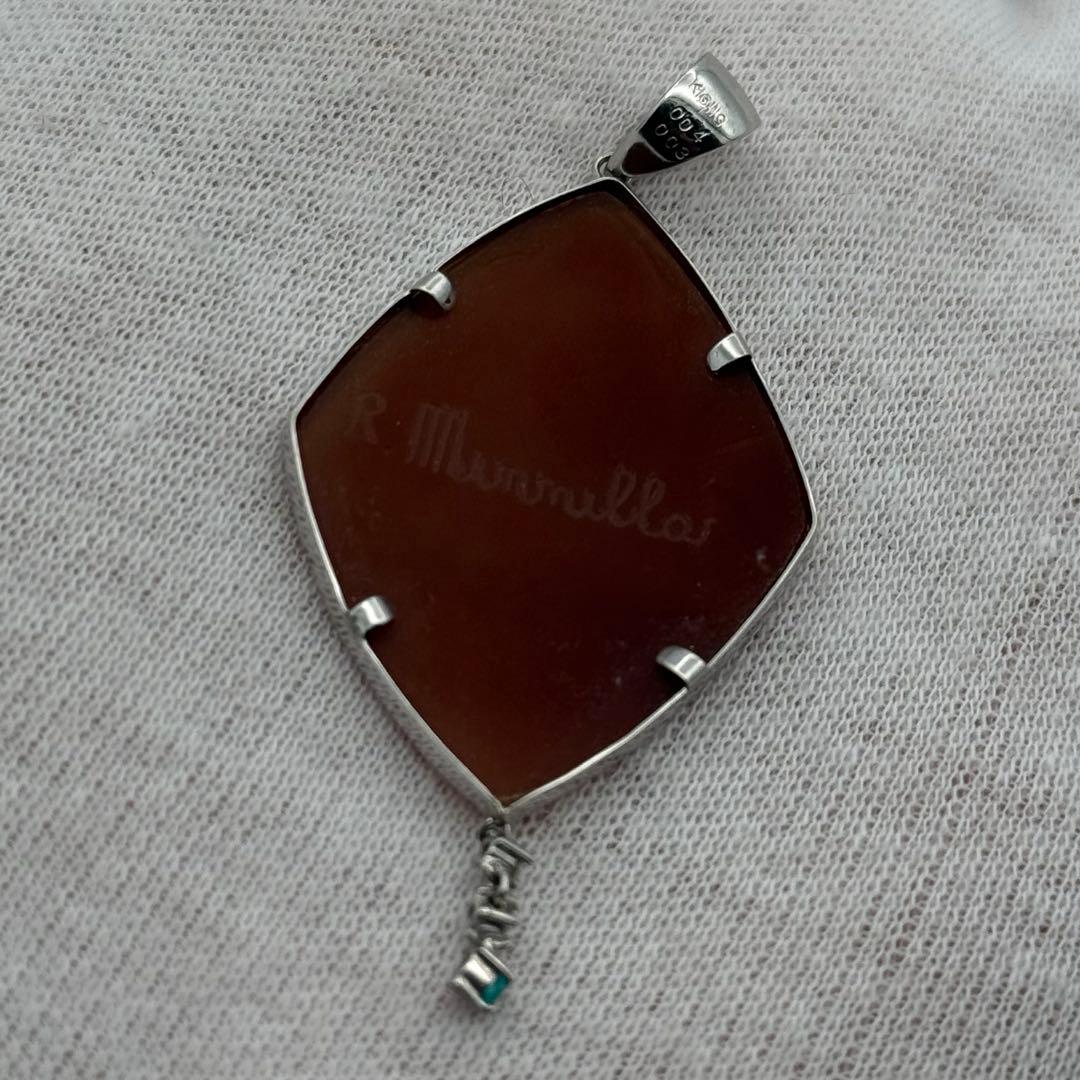 極美品！　ロザリオ・メンネッラ　　ペンダントトップ　カメオ　ダイヤモンド