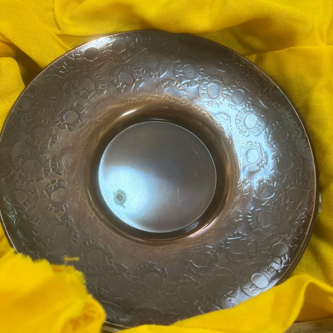 開新堂　純銅製茶托5枚セット