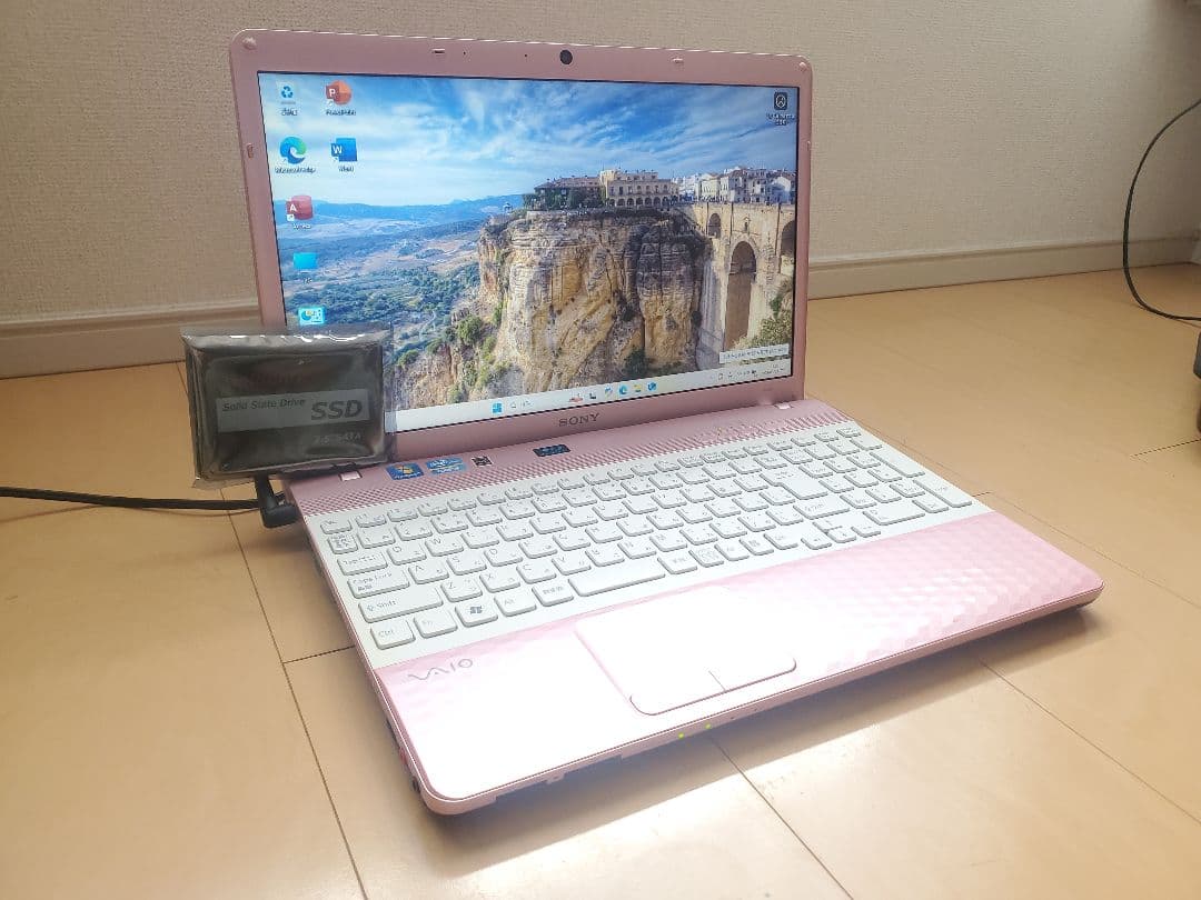 VAIO 超高速i7/新品高速SSD256GB/16GB//オフィス2021★