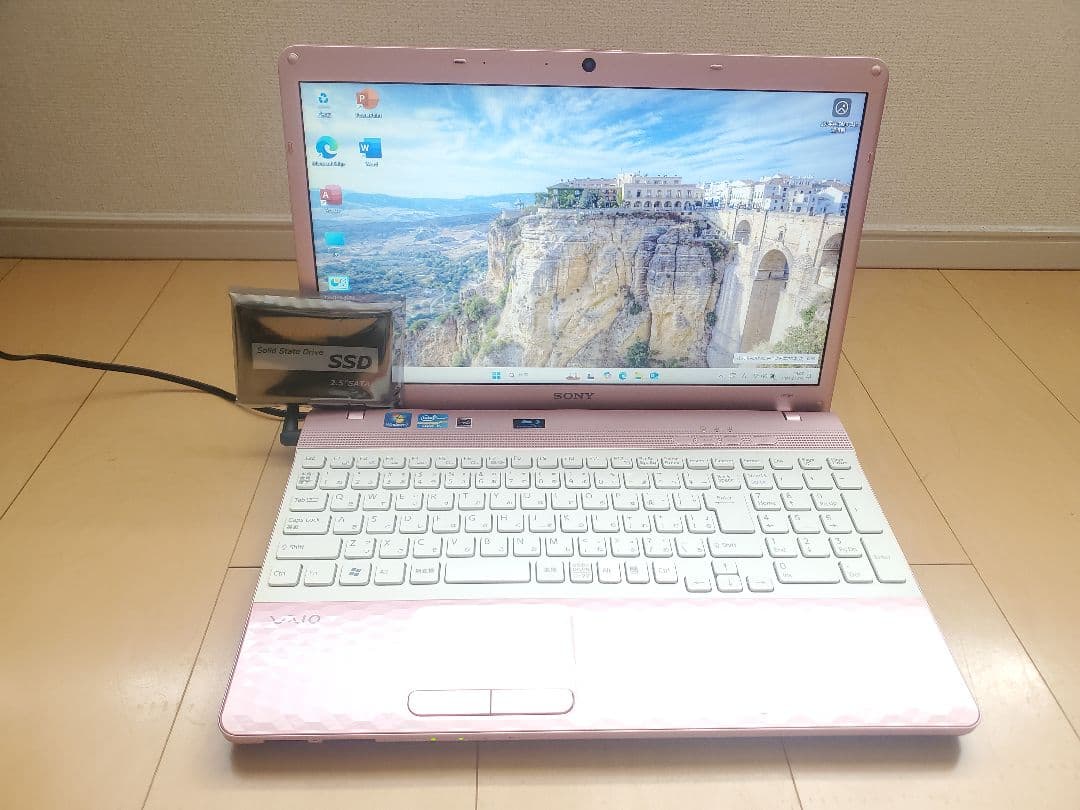 VAIO 超高速i7/新品高速SSD256GB/16GB//オフィス2021★