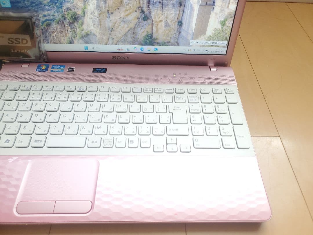 VAIO 超高速i7/新品高速SSD256GB/16GB//オフィス2021★