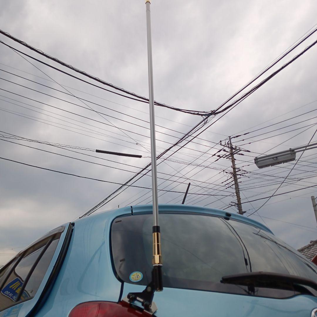 国産パイオニアパーソナルアンテナタイプ・基台付き風林火山白色