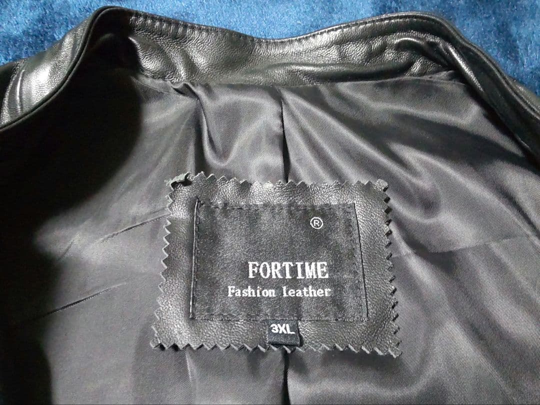 最終サービス致します 黒のラムレザーシングルライダース