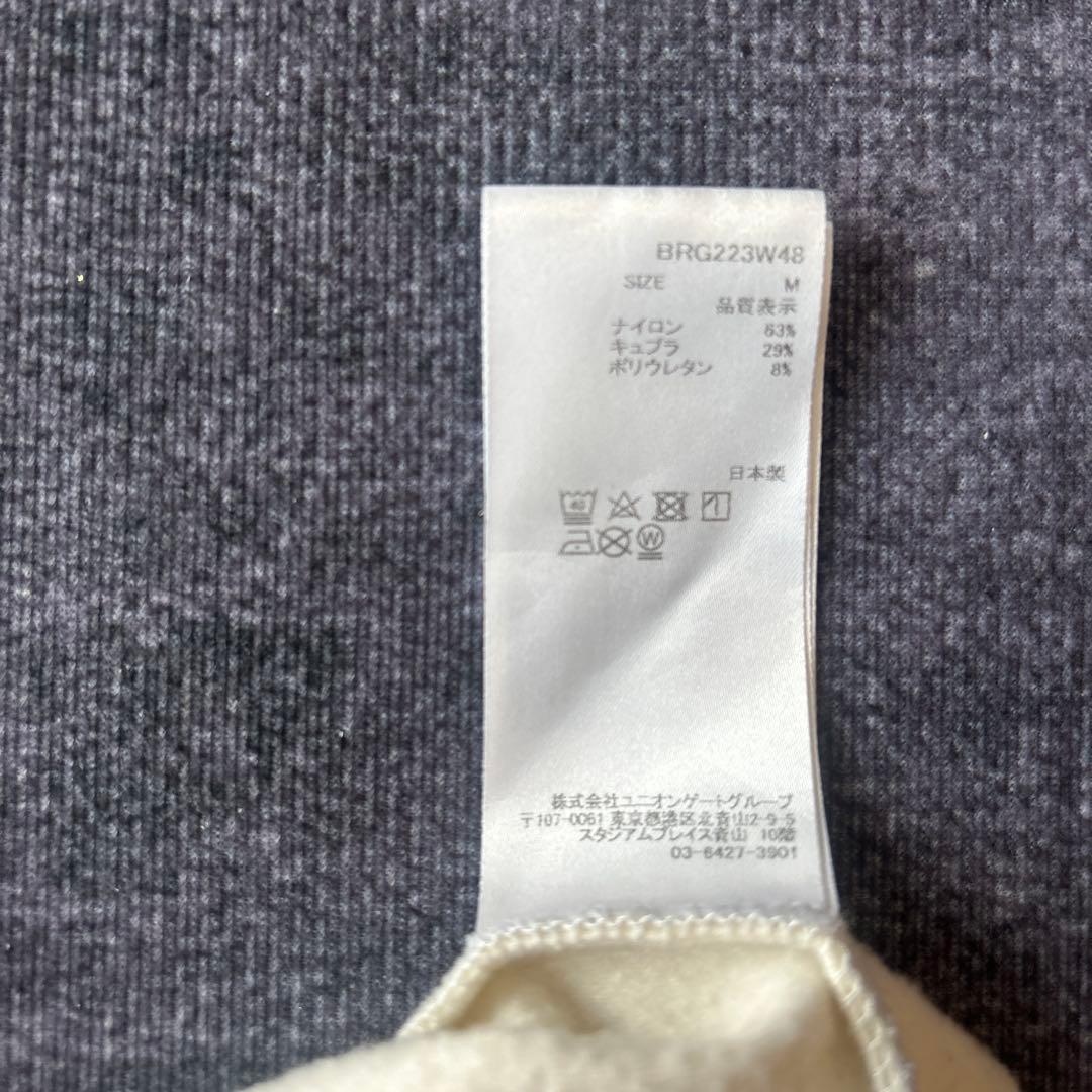 サイズMブリーフィング ゴルフ長袖モックネックシャツ