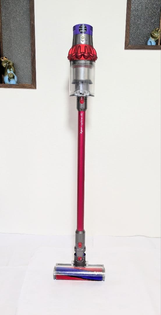 【58分稼働】ダイソン掃除機V10 (新品フロアドック)付きフルセット　①