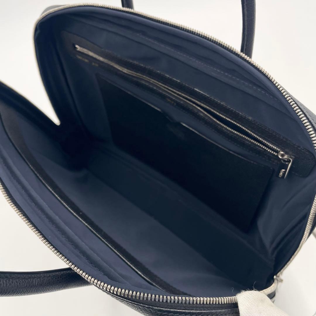 【定価48万/極美品】VALEXTRA マイロゴ ブリーフケース 2way 黒