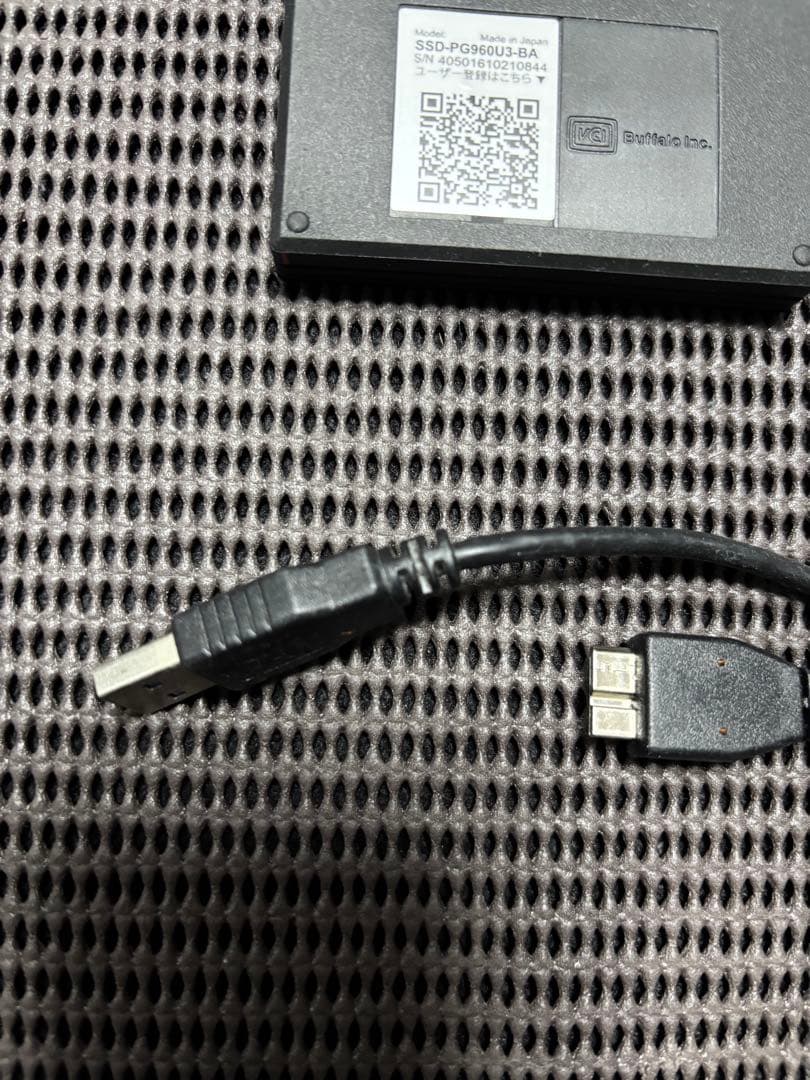 SSD-PG960U3-BA外付けSSD960GB