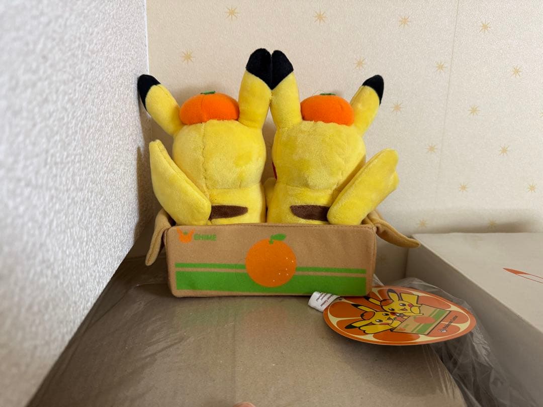 特価　愛媛　みかんピカチュウ　ぬいぐるみ　ポケモンストア　愛媛　2点セット