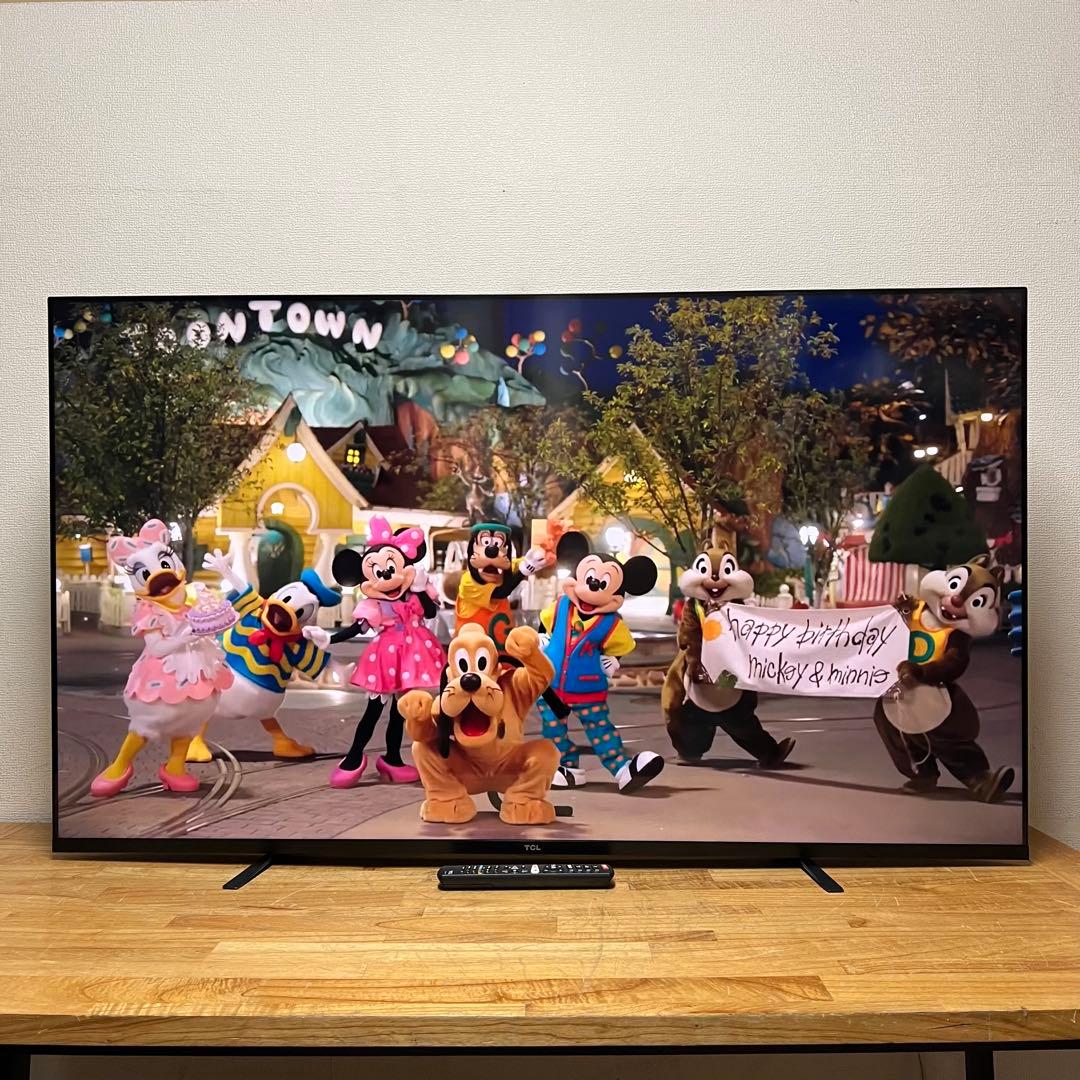 TCL 65V型 4K 液晶テレビ スマートテレビ 65P8S ネット動画アプリ