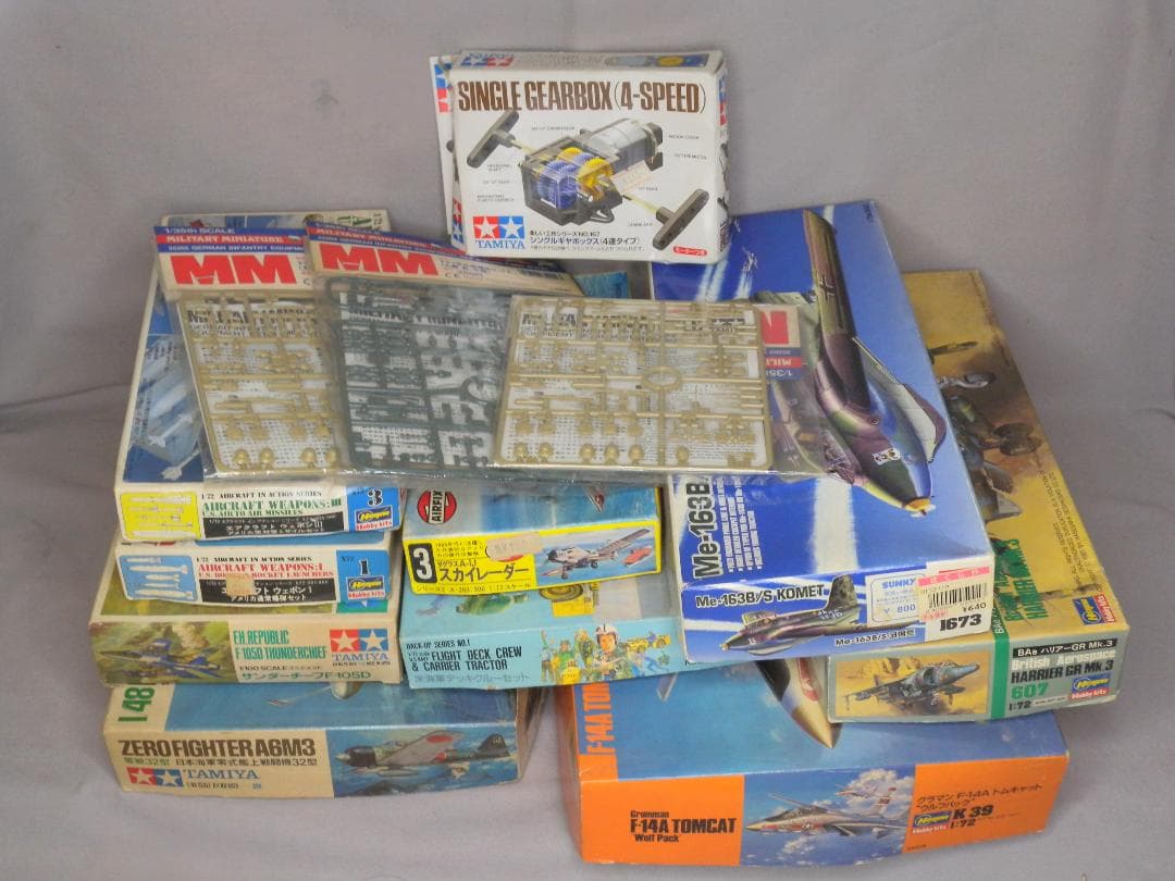 N2109□未開封 航空機プラモデル まとめ売り 全13点 ハセガワ タミヤ 他