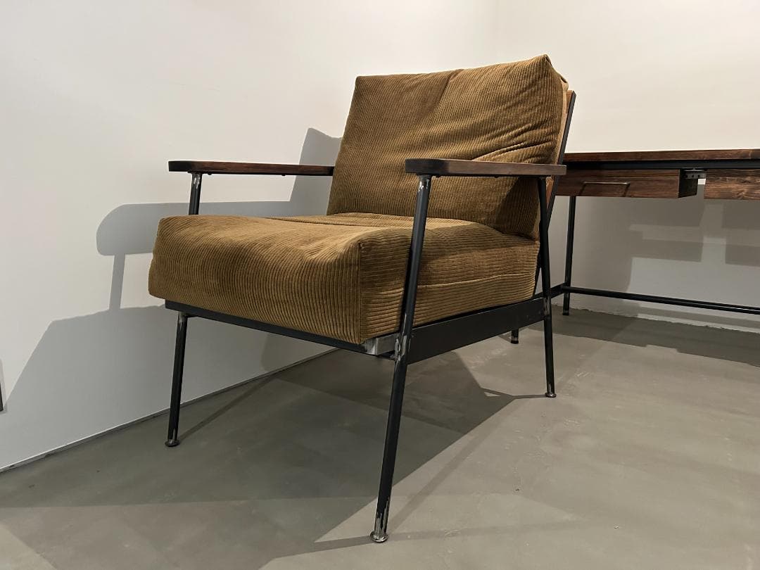 ★週末セール★インダストリアルブランチ【1人掛けソファ（展示品）】アイアン家具