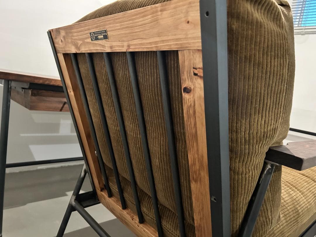 ★週末セール★インダストリアルブランチ【1人掛けソファ（展示品）】アイアン家具