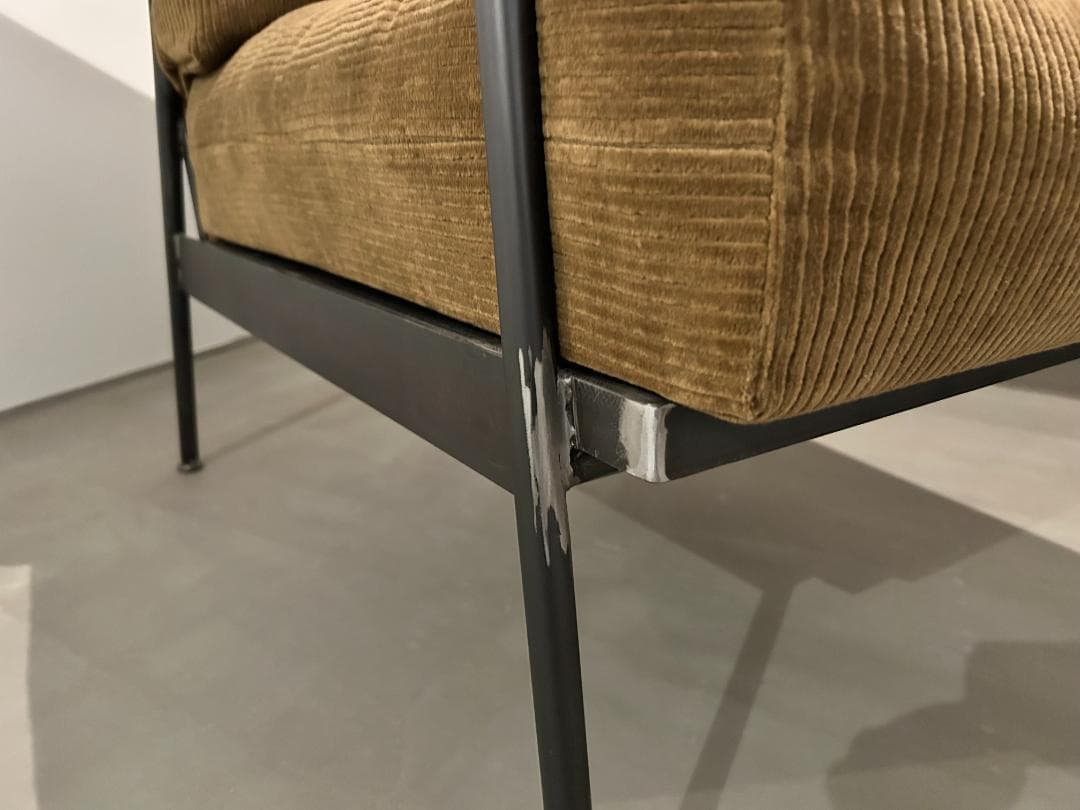 ★週末セール★インダストリアルブランチ【1人掛けソファ（展示品）】アイアン家具