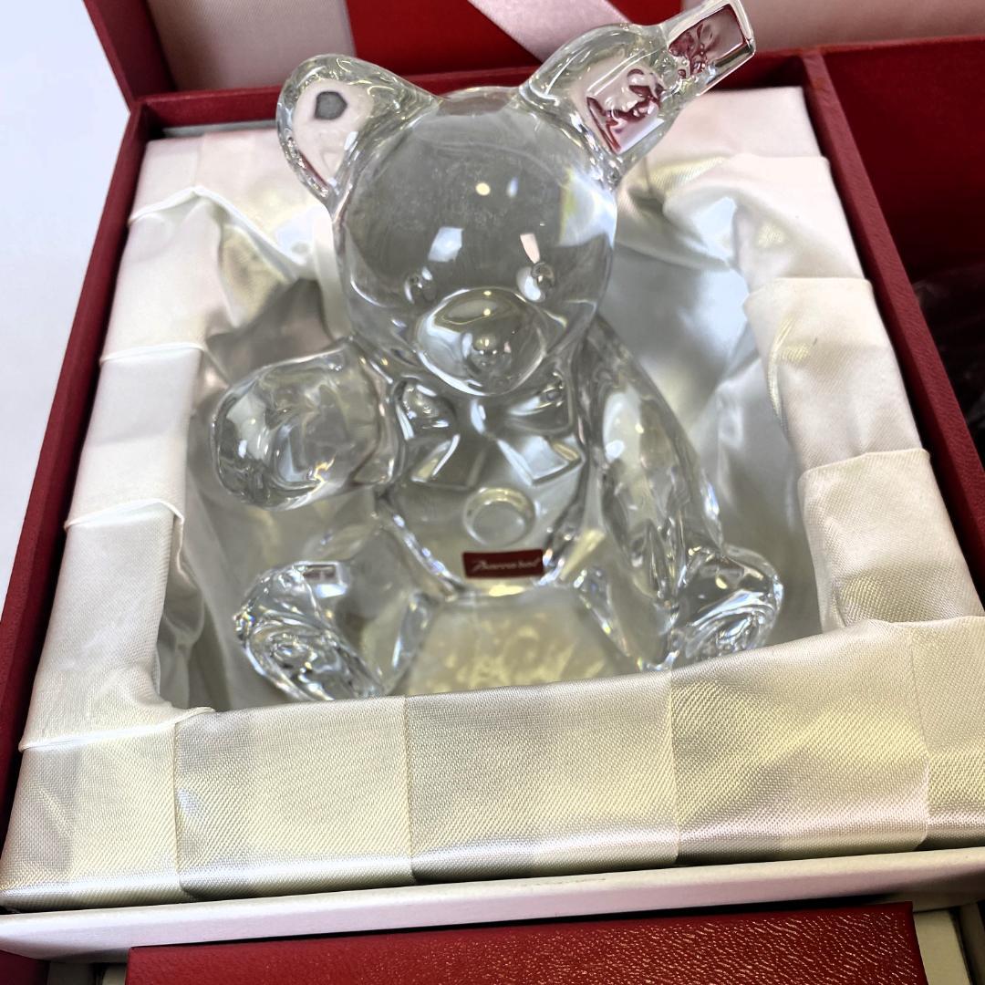 シュタイフ × バカラ クリスタルペンダント テディベア 限定1,000体