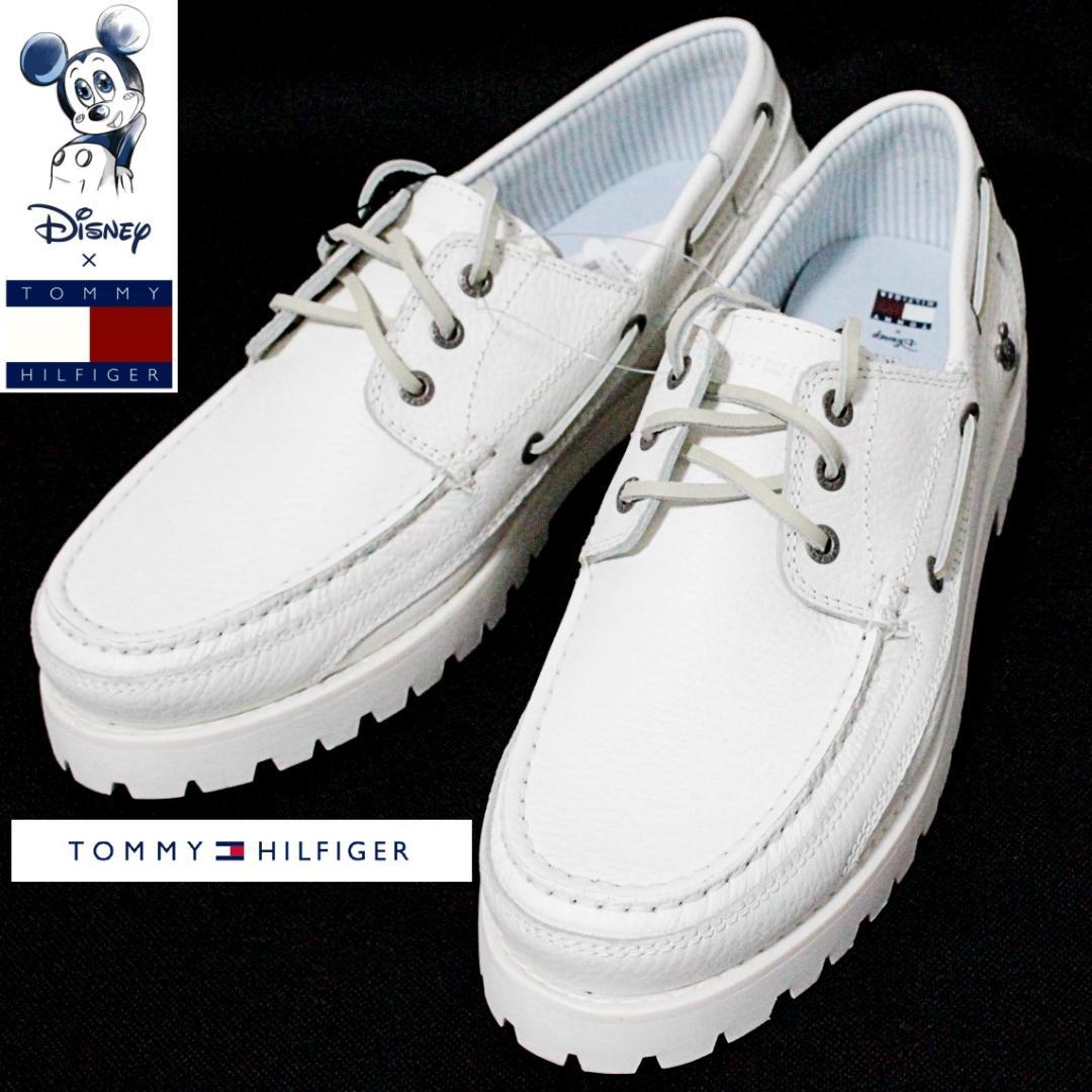 新品 ディズニー＆トミーヒルフィガー コラボ クラシックボートシューズ 28㎝