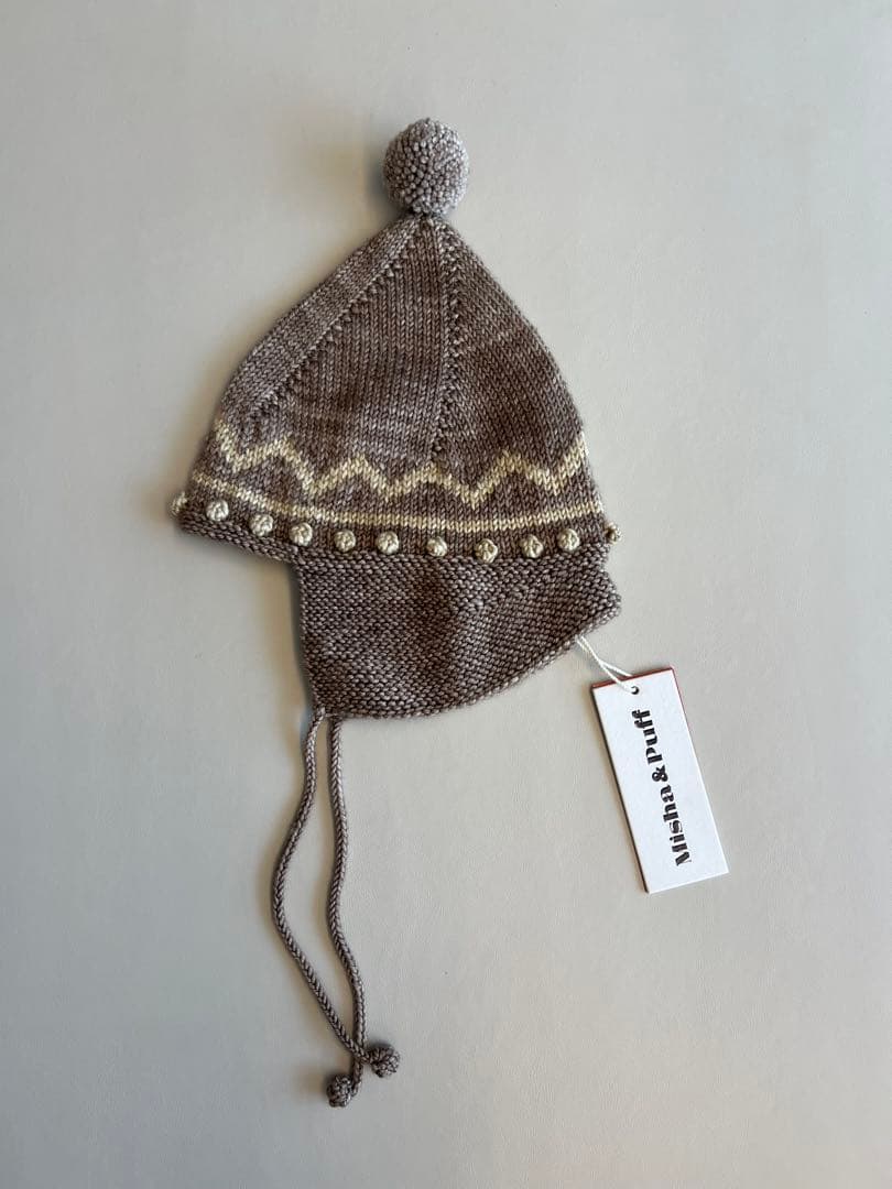 Misha & Puff♡zigzag pointy peak hat