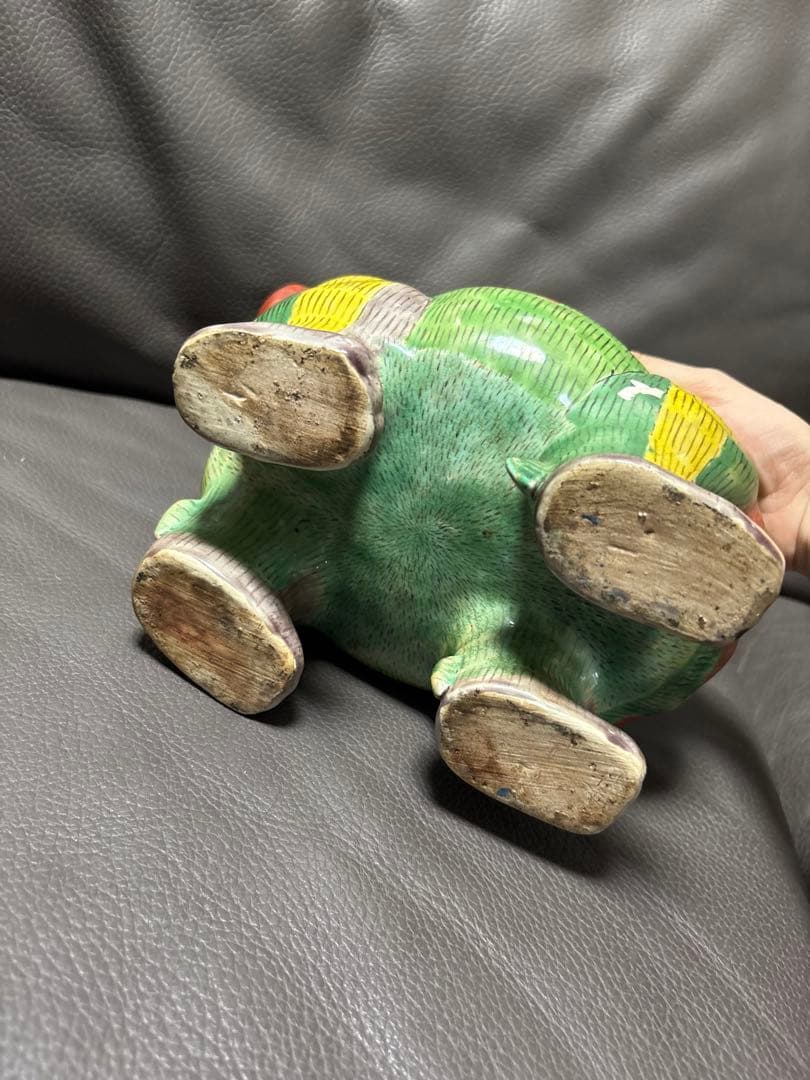 獅子　香炉　置物