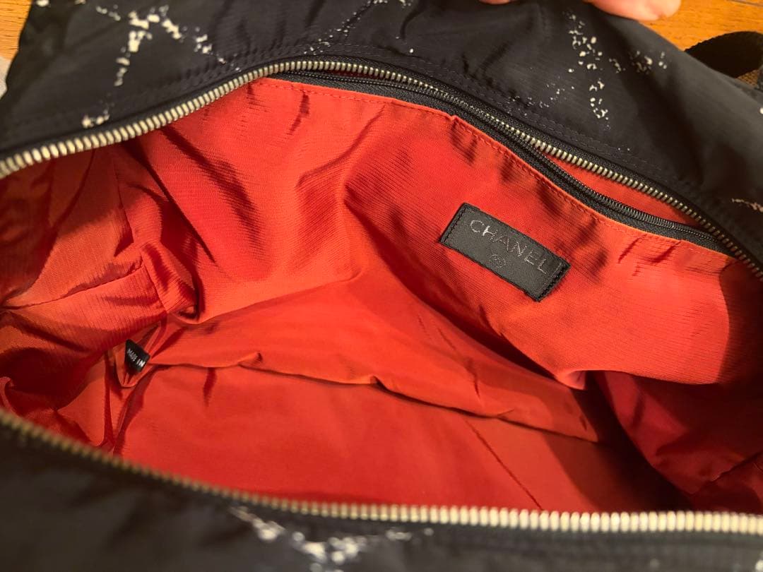 美品CHANEL トラベルライン ボストン バック