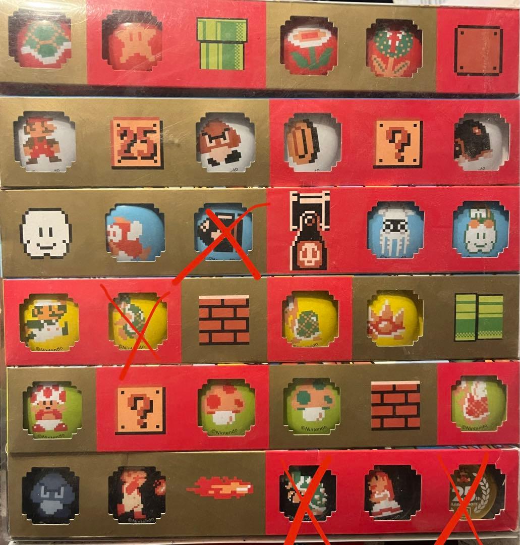 マリオ25周年記念缶バッジ