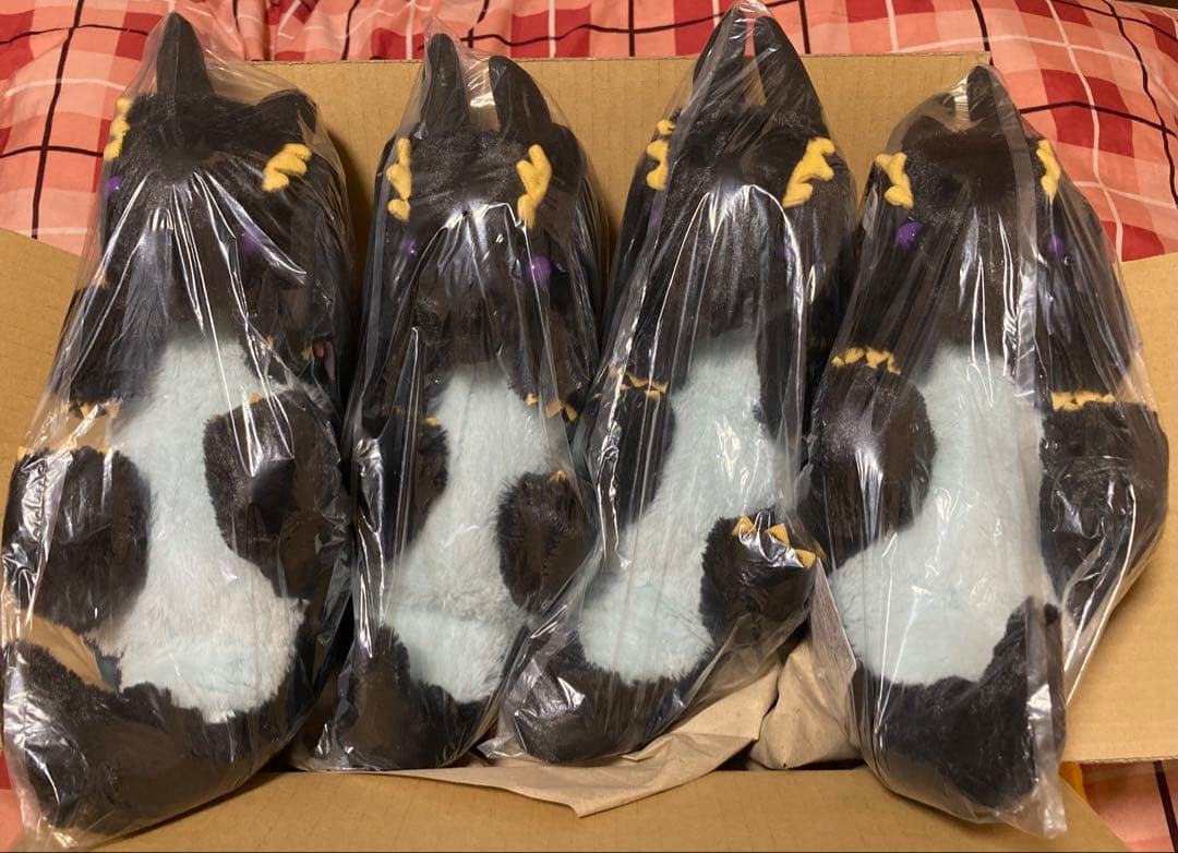 ドラゴンのひゅルルン JB くろルン 4体セット