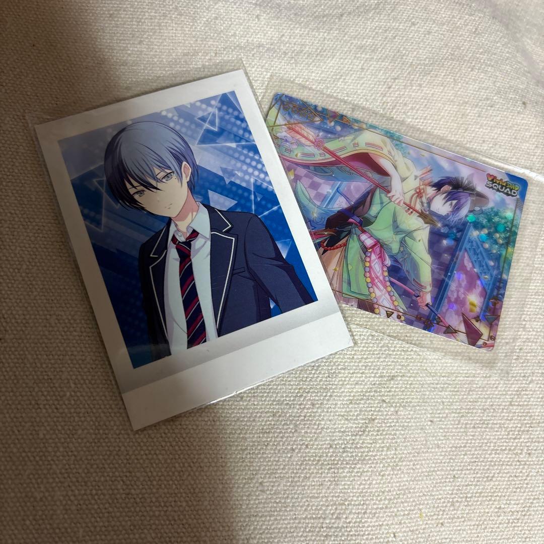 プロセカ 青柳冬弥 ウエハース ぱしゃこれ 2点セット