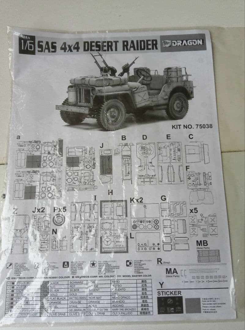 1/6 SAS デザートレイダー