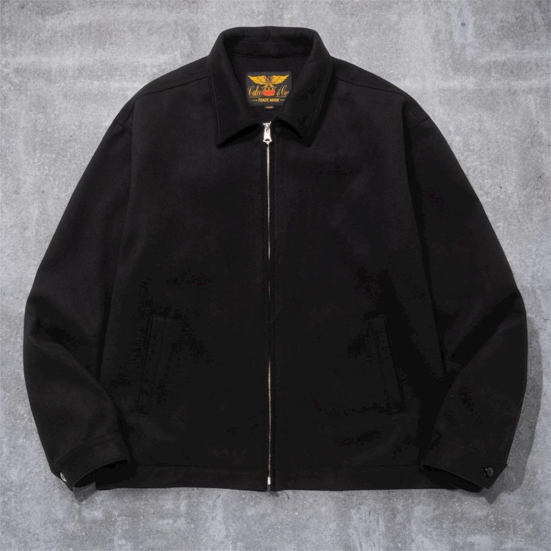 【美品】キャリー　メルトンスウィングトップ　ジャケット　ブルゾン　24AW 黒