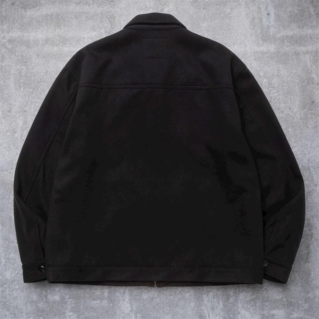 【美品】キャリー　メルトンスウィングトップ　ジャケット　ブルゾン　24AW 黒